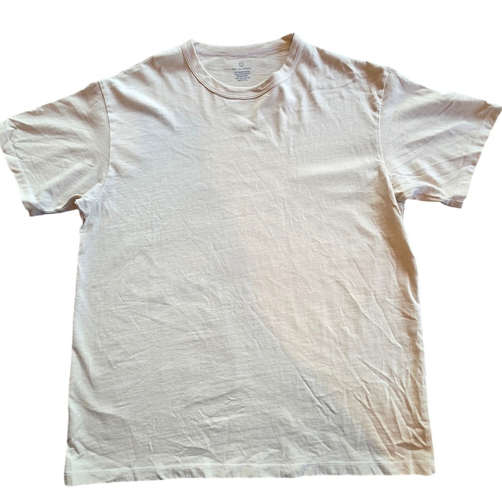 SKU California Mens Organic Recycled Cotton T-Shirt Crew‎ Neck Tee